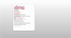 Desktop Screenshot of idenio.com